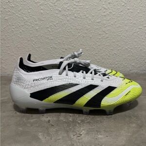 NEW Adidas Predator Elite FG Soccer Cleats Radiant Lemon White JI1082 Size 7.5